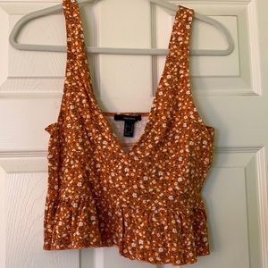 Forever 21 Floral Tank Top